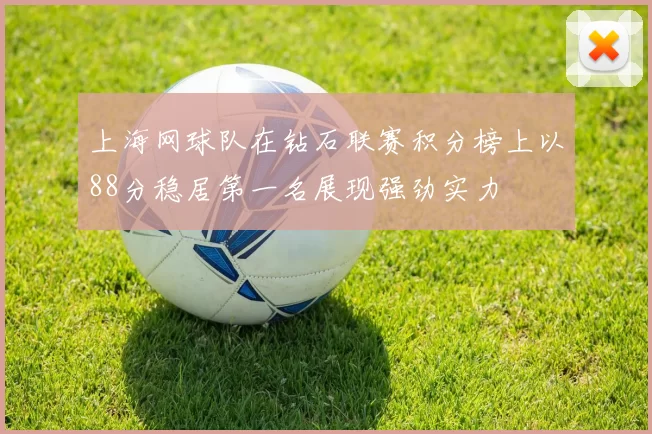 上海网球队在钻石联赛积分榜上以88分稳居第一名展现强劲实力